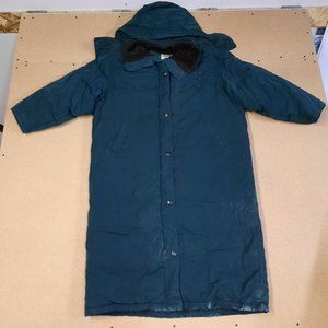 Eddie Bauer Goose Down Premier Parka Jacket Long Hooded Coat Womens XXL Green